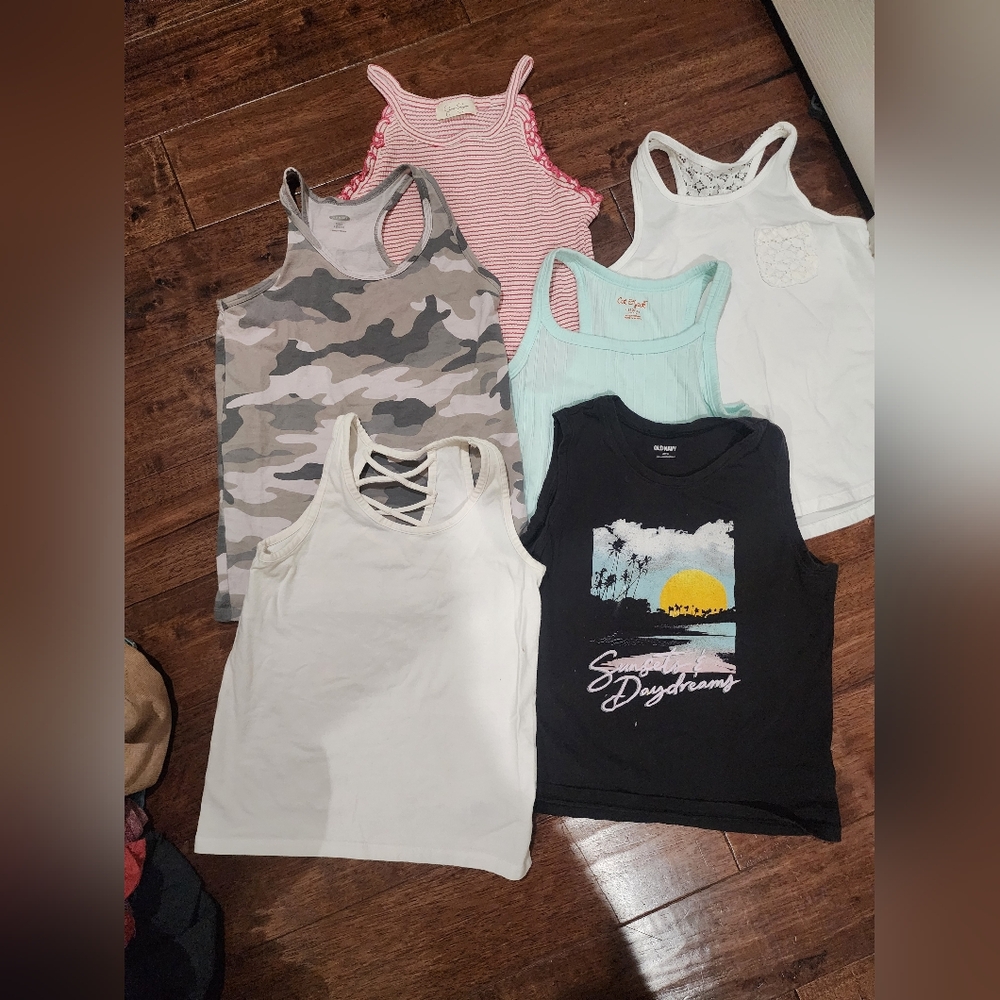 Girls 7 pack of tank tops